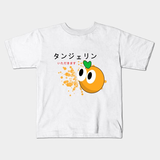 Mandarin Matsuri: Festival of Japanese Flavor Kids T-Shirt by Ynes87